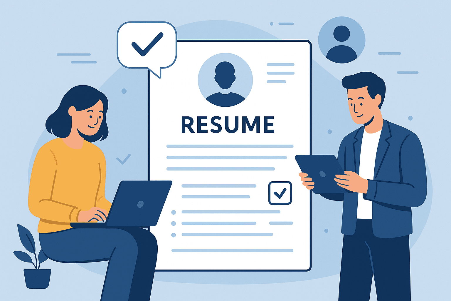 Bold header statement